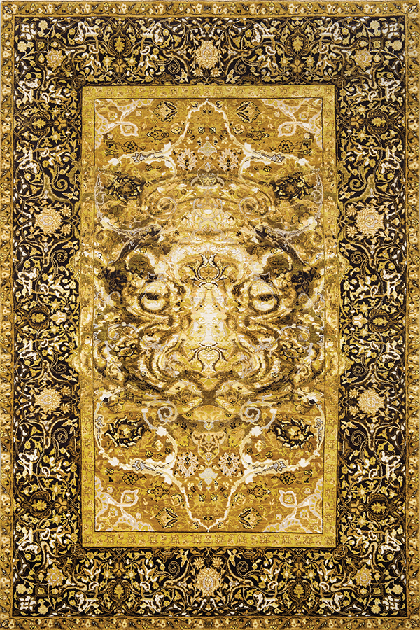 17th Century Modern Tiger by Knots Rugs | knotsrugs.com